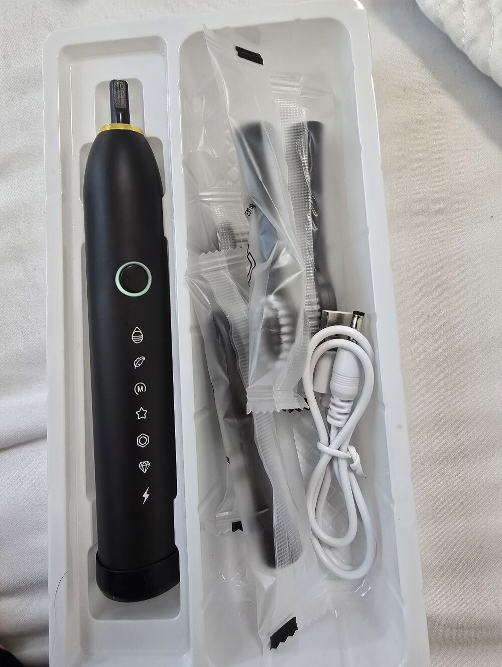 Sonic Electric Oral Hygiene Tool in Matte Black